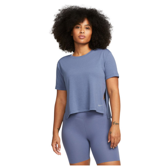 Nike Γυναικεία κοντομάνικη μπλούζα Yoga Dri-FIT Nike Γυναικεία κοντομάνικη μπλούζα Yoga Dri-FIT